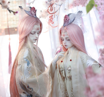 taobao agent BJD ancient style emitting the shape of the beautiful tip of the beauty tip, the poly-colored crown-Xiaoyao size of the head circumference