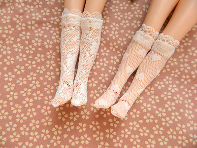 taobao agent Blythe small cloth LICCA MOMOKO Kerr lace lace elastic middle socks