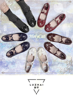 taobao agent [Dream and Treasure Spot] National Brand Lolita Kite Home Holycat Cat Cat Ear Super Fiber Single Shoes