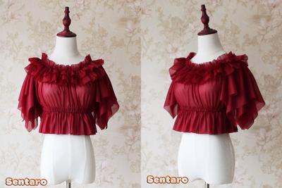 taobao agent [Dream and Treasure Spot] National brand lolita Xiantaro butterfly crispy elegant flying sleeve single layer