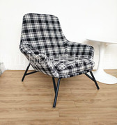 Đơn giản phòng khách hiện đại ghế sofa da Bắc Âu duy nhất thiết kế nội thất thời trang sáng tạo ban công phòng chờ ghế