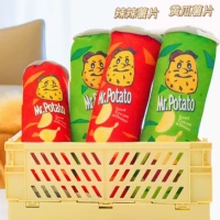 Ведро с огурцами и картофельными чипсами (зеленый) BB называется+звуковая бумага