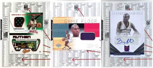 [IR] Звездная карта NBA Panini Ud Gary Payton Gary Payton Jersey