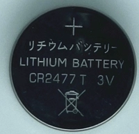 Высокая мощность японская кнопка CR2477T Батарея 3V Электронная колокольня лотосная лампа.