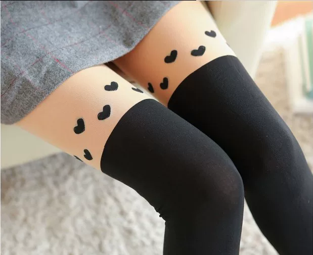 Thin sexy tights, base high boots, Korean style