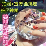 Công Cụ làm móng tay Crystal Glass Đạo Cụ Trang Trí Cửa Hàng Làm Móng Tay Mô Hình Hand Show Chụp Đạo Cụ Kim Cương Lớn Kim Cương