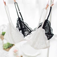 Cô gái không có vòng thép bikini đồ lót bra tụ tập áo ngực nhỏ gợi cảm ren siêu mỏng Pháp đẹp lại tam giác cup bikini đi biển