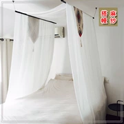 Chống bụi sợi giường ramie sợi Đông Nam Á phong cách nước Mỹ mới Trung Quốc cổ bốn- giường áp phích đôi bức màn sợi men
