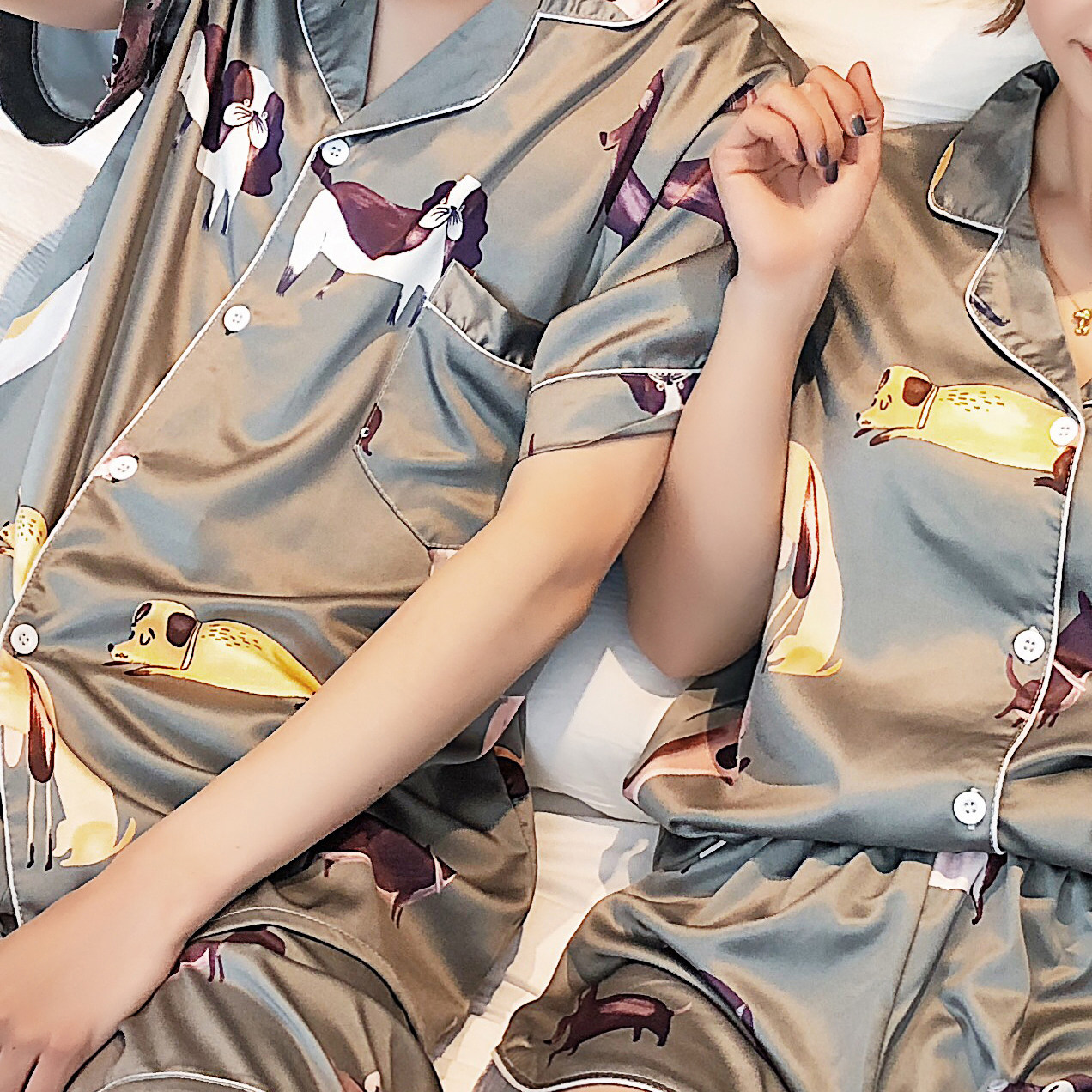 <b><p>Couple pajamas cute summer DL245678</p></b><b><p>カップルパジャマ かわいい 夏 DL245678</p></b><br /><br /><p align='center'>