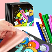 Trẻ em của handmade vật liệu gói 3-6 tuổi mẫu giáo diy bé câu đố màu sắc tại chỗ sáng tạo giấy dính dán ma thuật