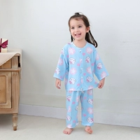 Детская пижама, костюм мальчика цветочника, летний тонкий детский комплект