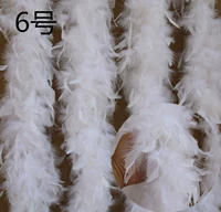 6#60 граммов белого огненного пленки перо 2 метра/пьеса