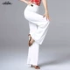 Новые (три пряжки впереди) женские брюки белые толстые модели