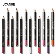 Lip Pencil lip liner 12 màu set chính hãng không thấm nước miễn phí không tẩy trắng giữ ẩm lâu bền cho người mới bắt đầu son môi - Bút chì môi / môi lót