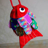 Этническая сумка через плечо из провинции Юньнань, мультяшный картхолдер, кошелек, ключница, барсетка, подарок на день рождения