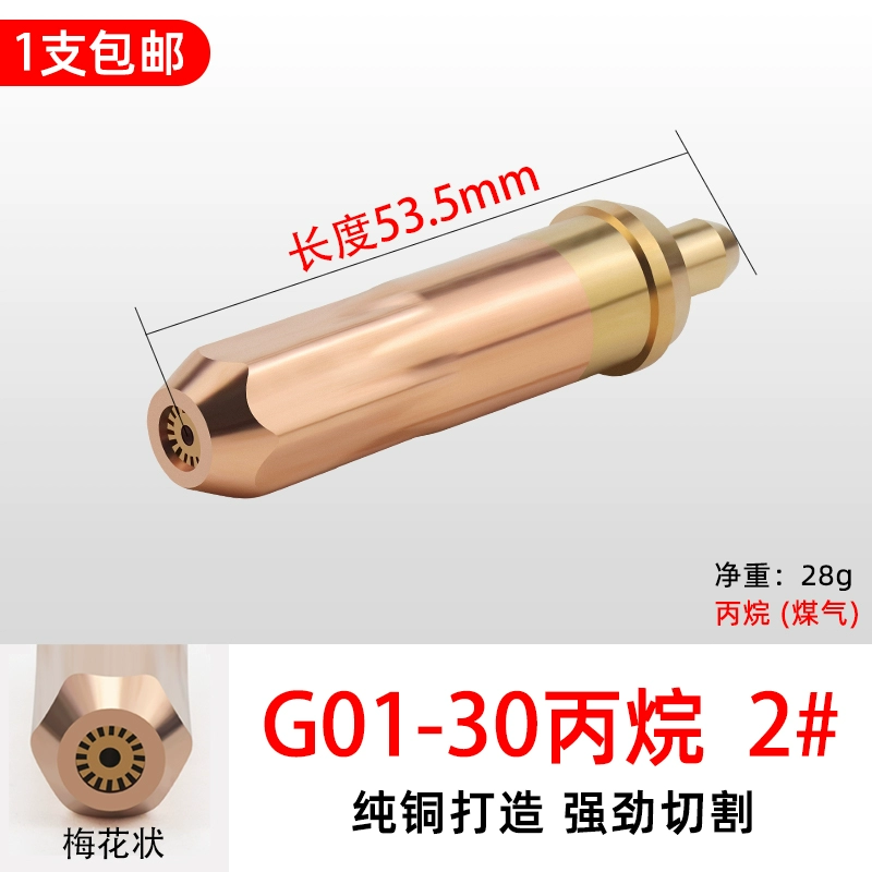 Đầu cắt súng cắt khí hóa lỏng khí axetylen propan tiêu chuẩn quốc gia g01-30-100-300 đầu mỏ cắt hoa mận loại vòng máy hàn mig giá rẻ Phụ kiện máy hàn