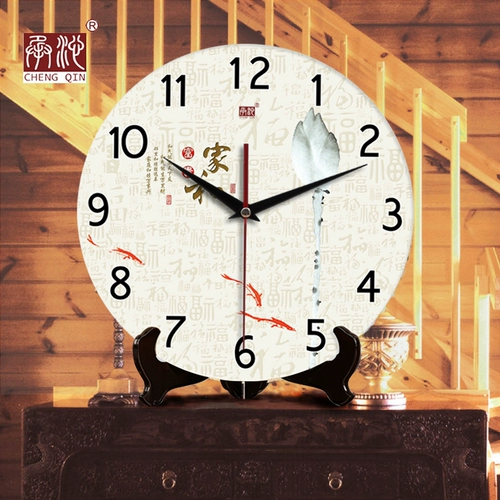 Ченгцин тихий керамические часы орнамент сиденья сиденья -тип гостиной