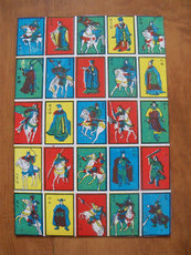 Карточки для настольных игр 南方三国老洋画片（游戏牌/洋片/公仔纸/拍画/啪叽/毛号）