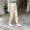 Mùa xuân và mùa hè mới của Hàn Quốc phiên bản của hoang dã quần âu phụ nữ lỏng lẻo vi quần thẳng màu tinh khiết quăn quần sinh viên quần triều nữ áo kiểu công sở