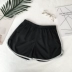 2018 mùa hè mới đàn hồi eo lỏng chân rộng màu sắc đơn giản phù hợp với thể thao giản dị quần short mỏng quần nóng thủy triều sinh viên quần sooc nữ xếp li Quần short