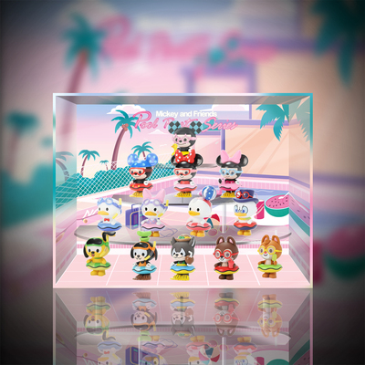 taobao agent 【Move】Bubble Mate Mickey family swimming pool carnival series special display box dust cover