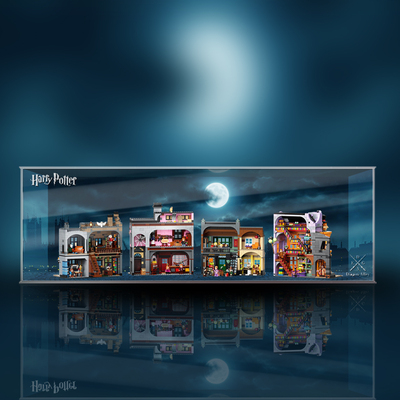taobao agent 【Move】Lego75978 Lego Harry Potter Series Demoline Lane dedicated acrylic display box