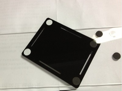 taobao agent Acrylic display box anti -sliding rubber round pad ~