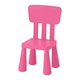 Розовый красный стул