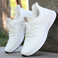 Белая обувь, летняя дышащая универсальная спортивная нескользящая повседневная обувь, 2022, мягкая подошва