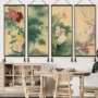 bức tranh Trung Quốc hiện đại sơn tường vải tấm thảm hiên vẽ bức tranh trang trí phòng khách phòng trà vải bối cảnh treo thảm trang trí - Tapestry 	thảm treo tường dạ quang