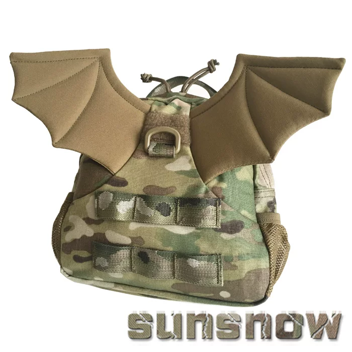 Children's camouflage backpack solar-powered, school bag for early age