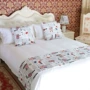 Khách sạn giường ngủ ở khách sạn cao cấp bán buôn khăn cuối Bed chân cờ của chiếc giường nệm bảng bìa Á hậu bán buôn - Trải giường thảm trải giường mùa hè