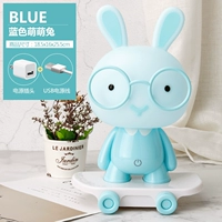 Симпатичный кролик синий 1