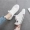 Giày mùa xuân cỡ lớn Giày nữ 40-41-43 Giày vải trắng đế bằng trắng Giày trắng nữ sinh viên thường giày 42 thước - Plimsolls