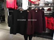 Áo len nam chính hãng Li Ning 18 loạt đào tạo mùa đông cổ tròn áo thun không mũ thể thao AWDN861 - Thể thao lông cừu / jumper