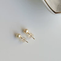 Маленькие изысканные японские серьги, 18 карат