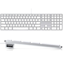 苹果有线键盘 笔记本电脑键盘 IMAC一体机G5 簿款铝合金G6键盘