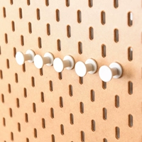 Белые крючки с плоской головкой (5 шт. в упаковке)