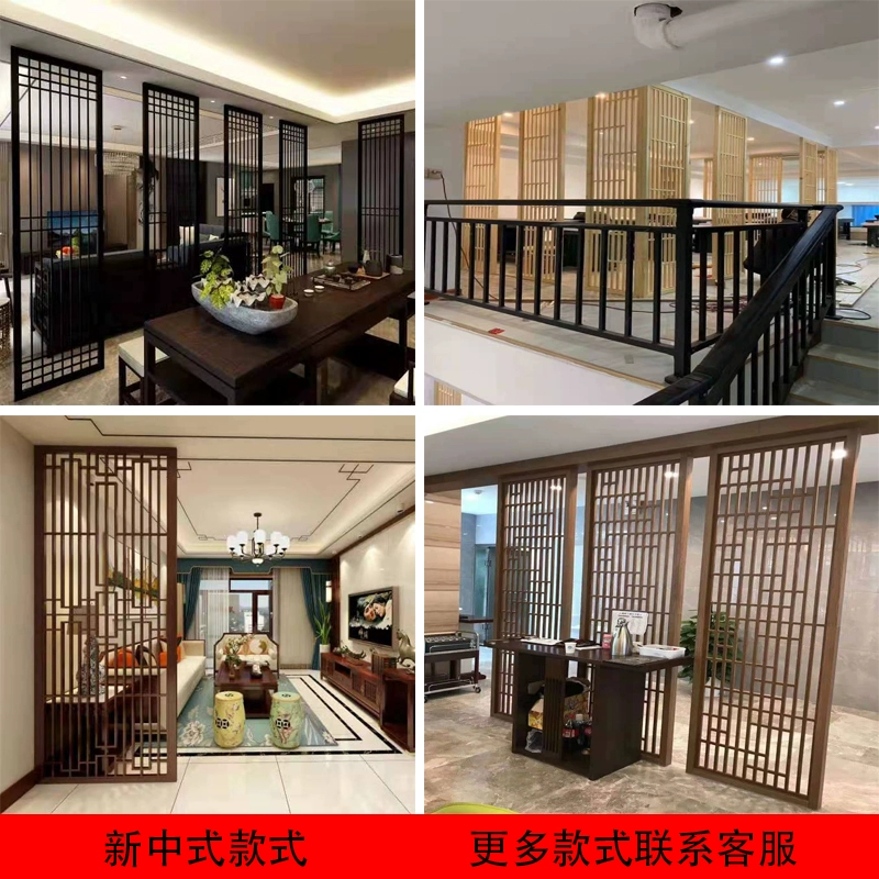 Tùy chỉnh 
            mới phong cách Trung Quốc lưới gỗ nguyên khối vách ngăn phòng khách chạm khắc gỗ Dongyang Tường nền phong cách Trung Quốc Cửa ra vào và cửa sổ cổ lưới tản nhiệt rỗng vách cnc phòng thờ 