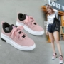 Giày nữ sinh viên Hàn Quốc phong cách Harajuku ulzzang Nhật Bản nhỏ tươi hoang dã mùa thu giày vải màu hồng giày sneaker