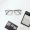 Một Chai G08 tươi văn học retro cổ điển tối giản kim loại kính vuông đơn giản khung vài cặp kính gọng kính cận nữ đẹp