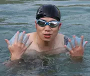 Găng tay còng tay thiết bị bơi ếch mỏng được trang bị mái chèo nhanh nhẹn huấn luyện còng tay phụ trợ tự do giúp đỡ - Bơi lội