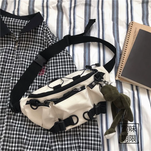 Брендовая ретро нагрудная сумка, японская поясная сумка, универсальная сумка через плечо для школьников и студентов, в корейском стиле, в японском стиле