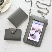 Xu hướng màn hình cảm ứng nữ túi xách điện thoại di động gói ví đựng thẻ kết hợp ba mảnh 2018 mới