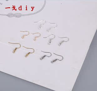 DIY ジュエリーアクセサリー DIY 手作りビーズ素材イヤリングアクセサリー大耳フックアクセサリーゴールドアクセサリー