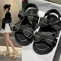 Tide, модные сандалии с бантиком, пляжная обувь на платформе, популярно в интернете, коллекция 2021