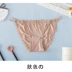 Lou Gege Sexy Lace Trim Quần lót nữ Nhật Bản Eo thấp Quần cotton liền mạch Quần lót mỏng - Eo cao Eo cao