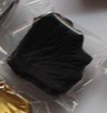 100 кусочков черной ткани черная