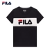 Áo thun ngắn tay Fila Fila nữ mùa hè mới ngắn T thể thao giản dị Áo thun logo dệt kim cổ tròn tay ngắn - Áo phông thể thao áo thun thể thao nam có cổ Áo phông thể thao