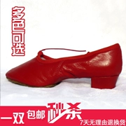 Một đôi giày da nữ chính hiệu Sansha giày khiêu vũ vải đế mềm đế mềm Giày khiêu vũ nữ - Khiêu vũ / Thể dục nhịp điệu / Thể dục dụng cụ
